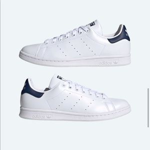 NWT ADIDAS STAN SMITH WOMEN’S SIZE US 5 (36) WHITE & NAVY